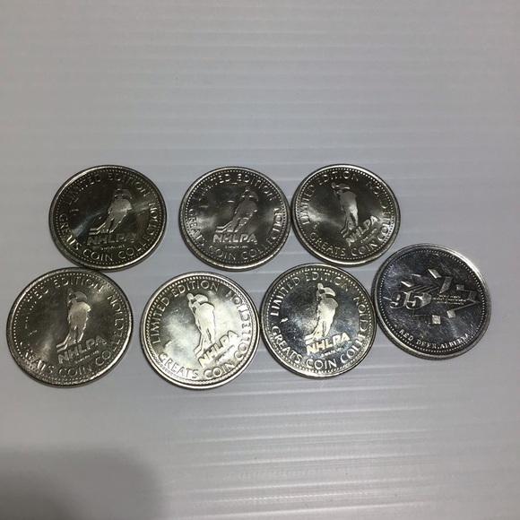 Hockey Greats coin collection 1996 NHLPA &1995 World Jr Championship Ltd Edition - Picture 6 of 9